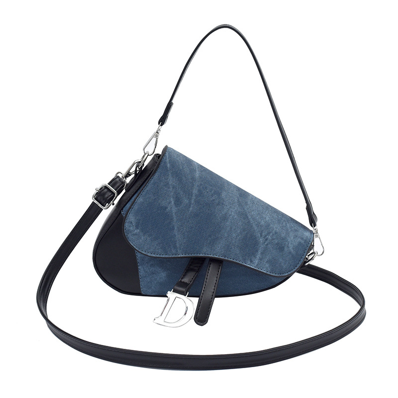 hot free shipping shoulder bags new casual handbag fashionable Sequined saddle for women