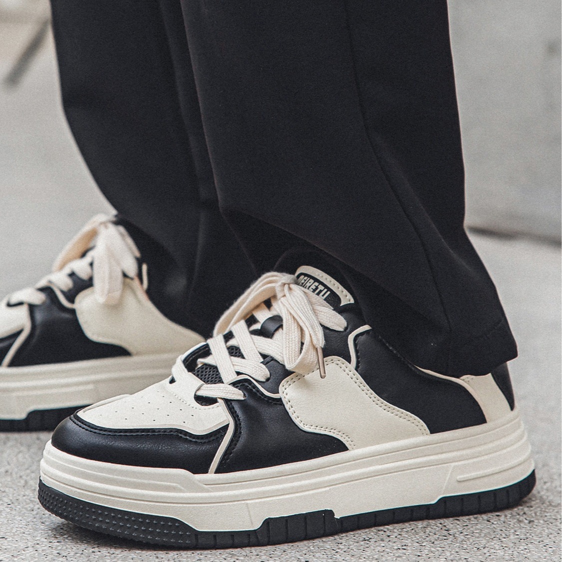 Minimalist Style Mens Shoes 2025 Spring Summer New Trendy Casual Unisex Sneakers Platform Sports Shoes For Men free shipping