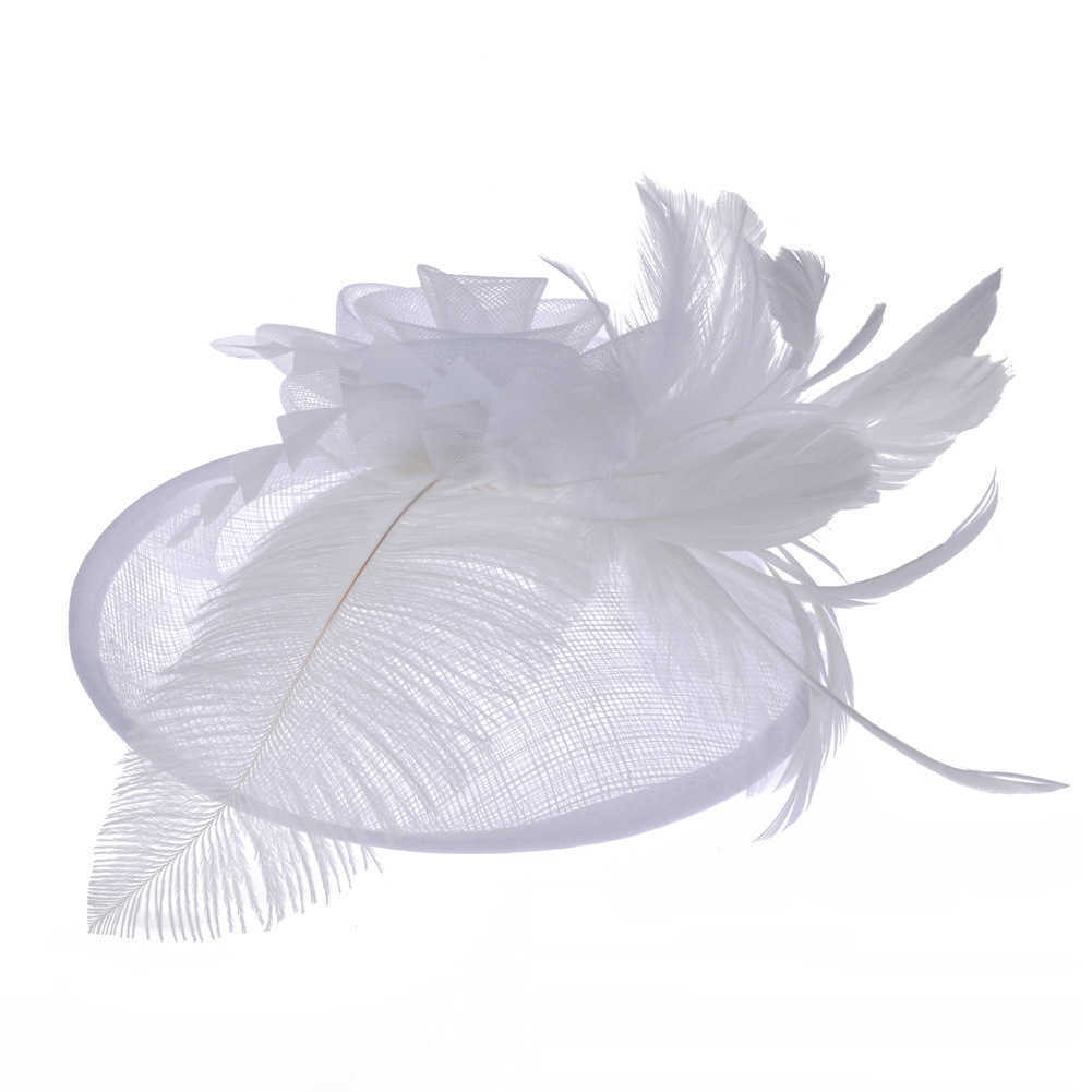 Brides wedding hat charming bow fashionable hair accessories womens party headwear mesh headwear millionaire M250402
