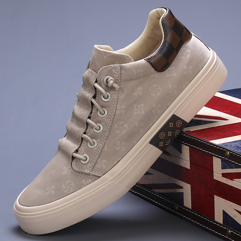 Classic lace-up printed canvas shoes Men 2025 new arrival casual skate shoes All black grass green khakis with unisex fashion shoes sizes 38-44