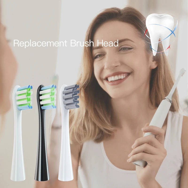 12PCS Replacement Brush Heads for Oclean X/ X PRO/ Z1/ F1/ One/ Air 2 /SE Sonic Electric Toothbrush DuPont Soft Bristle Nozzles 250326