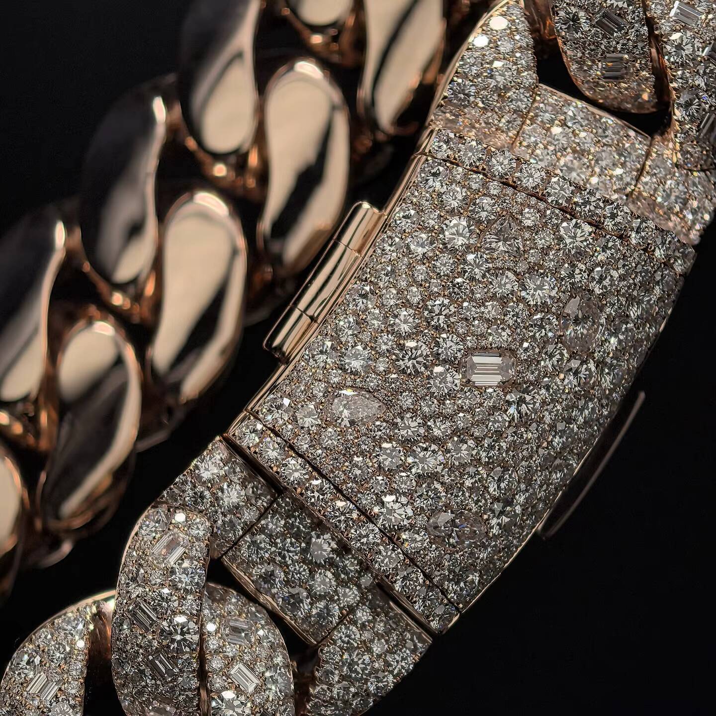 Various Cut Luxury Jewelry Moissanite Miami Cuban Chain Necklace 22mm Hip Hop Style 925 Silver Moissanite Cuban Link Chain