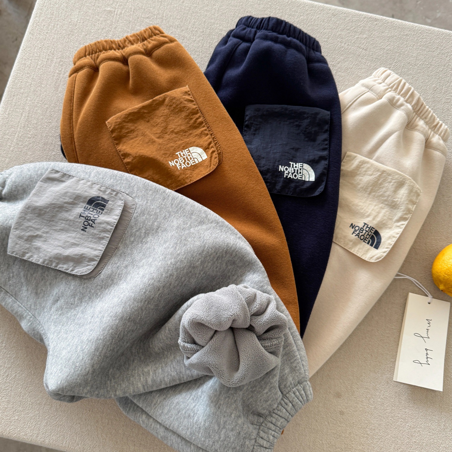 luxury kids pants 2025 New Winter Sweatpants with Pockets, Warm Street Style Pants for Boys & Girls Free Shipping