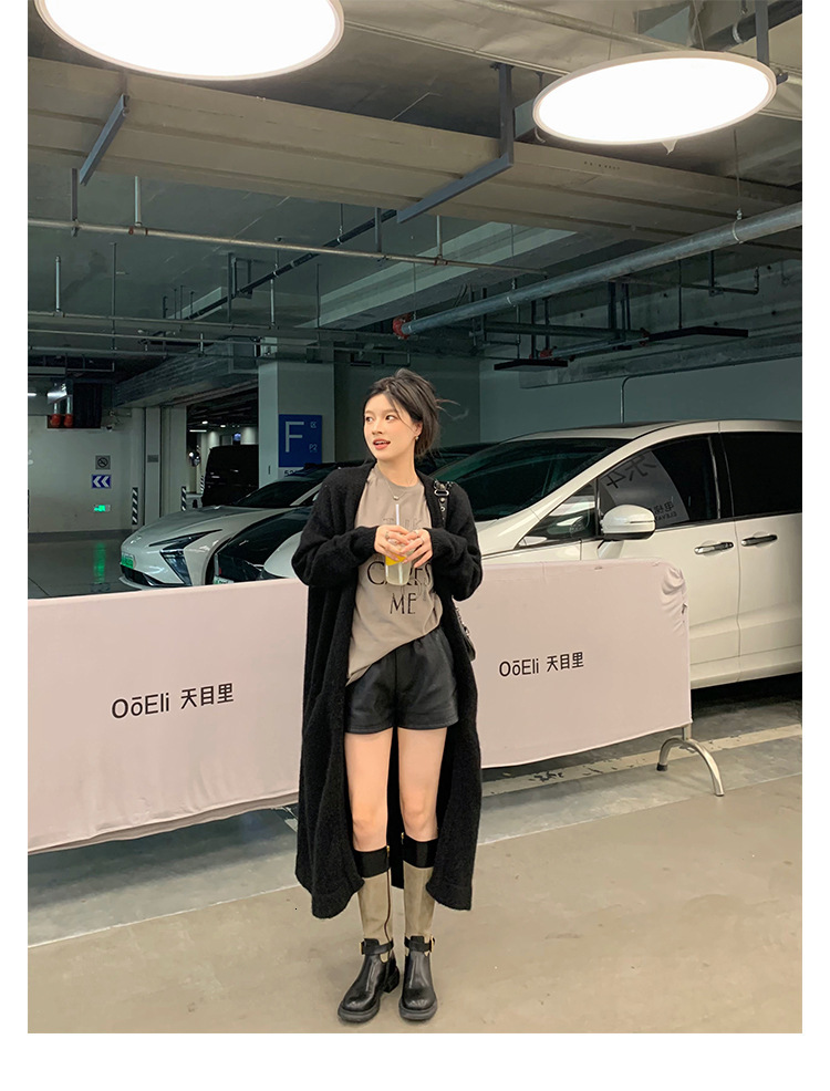 Fashionable retro color blocking design belt buckle Martin boots autumn and winter new thick heel genuine leather women's boots sexy luxury desig