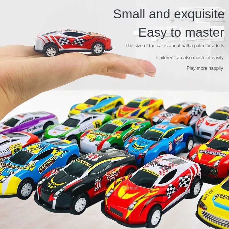 60/120 pieces of alloy racing cars rebound cars multi alloy cars anniversary series childrens toys birthday gifts 2023 new X250402