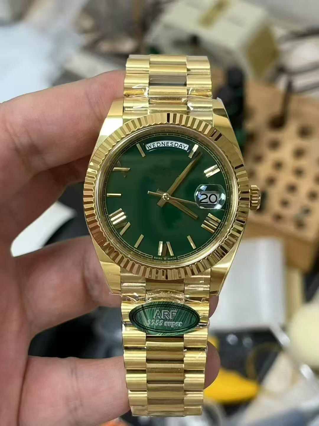 ARF Factory Full weight 210g DD watch V2 Ultimate Edition Original data has a diameter of 40 mm with a 3255 movement mechanical sapphire glass mirror 904L case strap