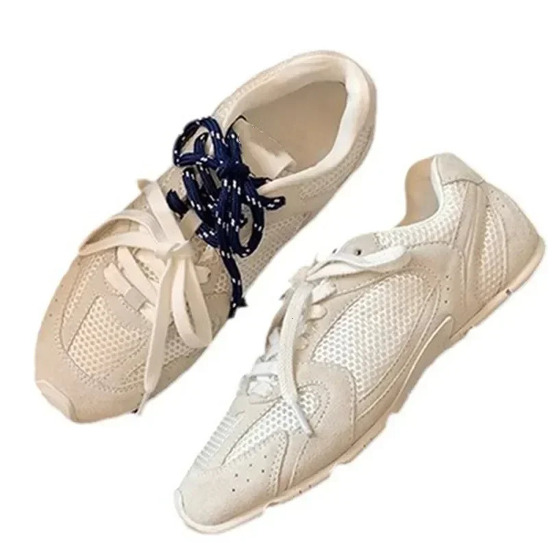 Womens Ankle Shoes Spring Fashion Casual Platform Sports Low Top Lace Up Tenis Feminino 250402