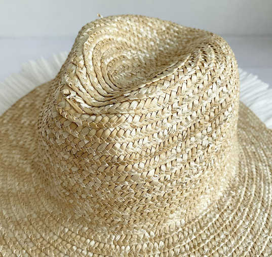 Spring/summer Straw jazz top straw hat Lady hair beard edge seaside beach hat net red face sunscreen sun hat Party Travel Gentleman Hat 56-58CM Sombre