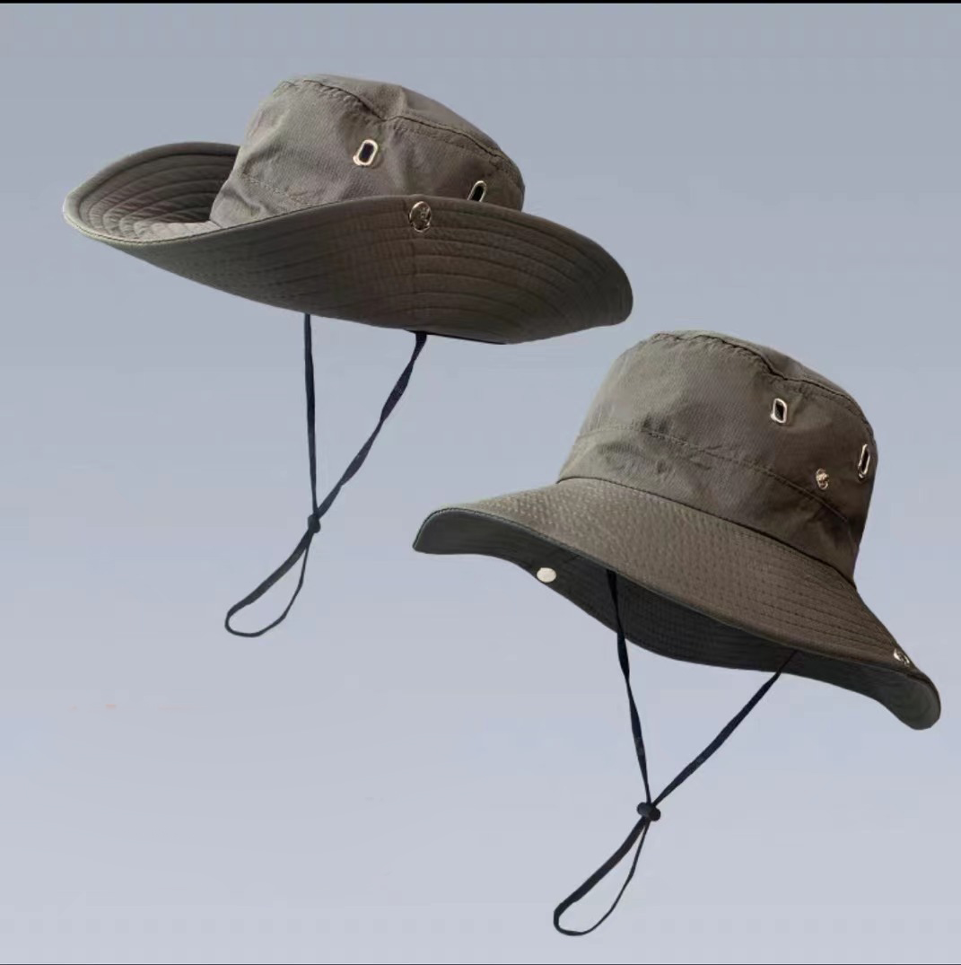Men's and Women's Western Fisherman Hat with UV Protection for Hiking and Outdoors