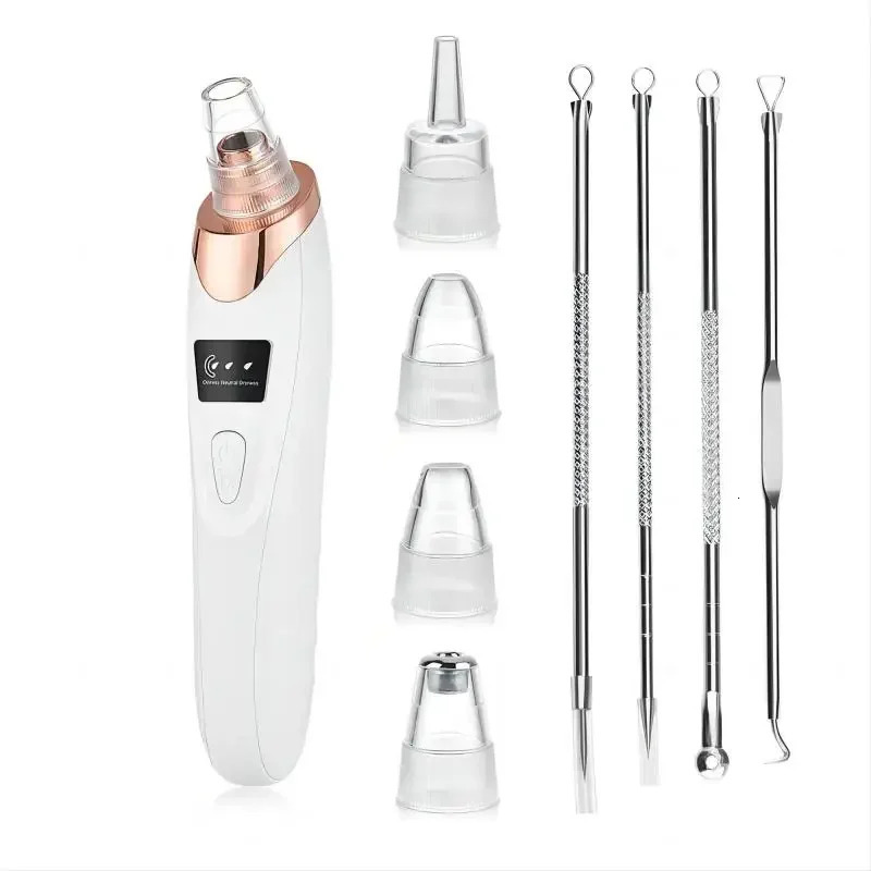 est Technology Blackhead r Vacuum Pore Cleaner for FaceNose Blackhead Removal Kit Electric Facial Extractor Tool 251030