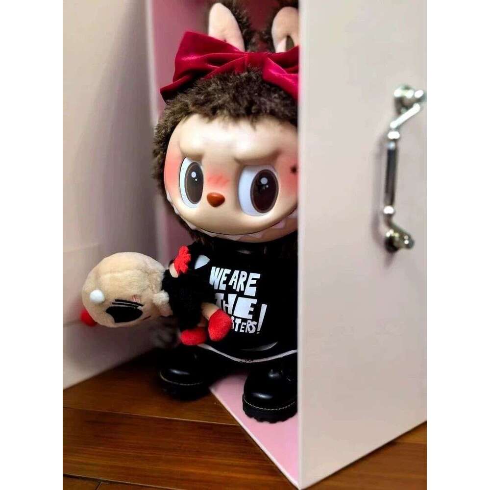38Cm Labubu Original For Lububu Monsters Series Action Figures PVC Vinyl Doll Gift Box Catch Me If You Can Animal Themed Plush