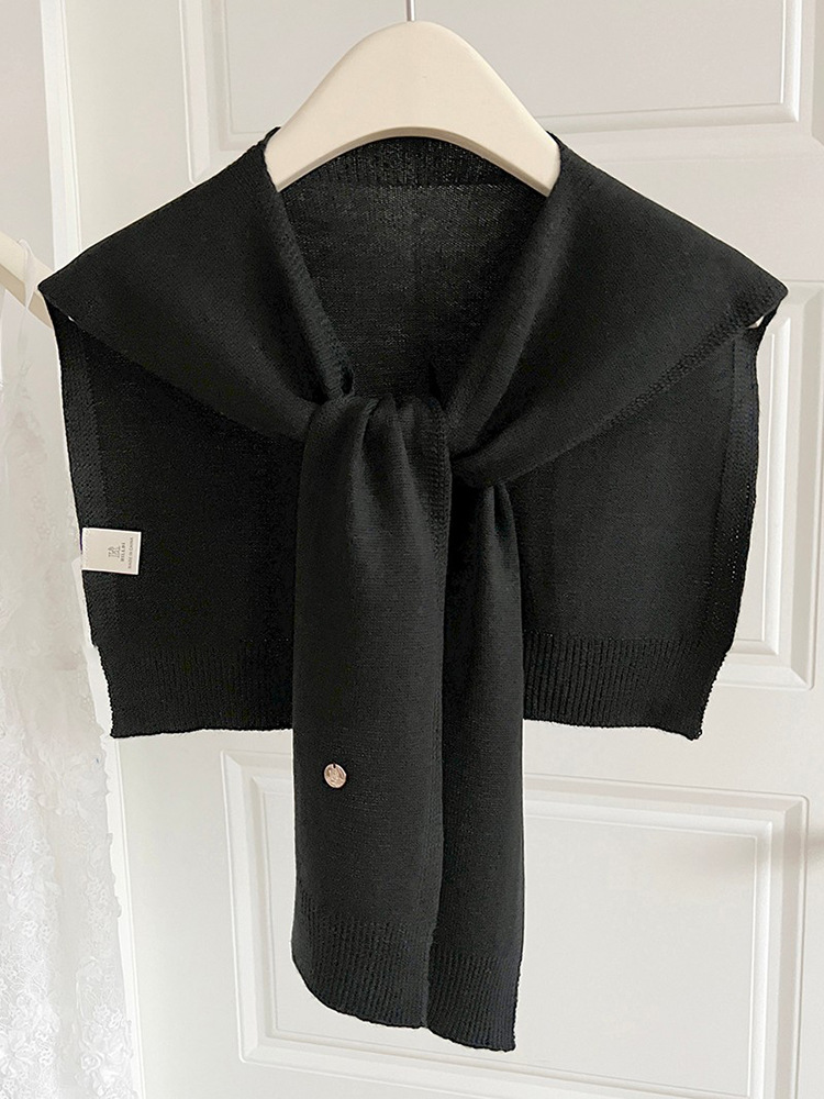 K287 2025 new knitted small shawl spring casual outerwear waistcoat trendy hot style net celebrity wool shawl wholesale