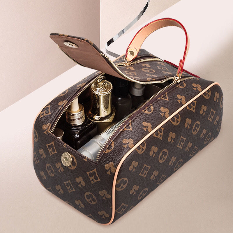 Double zipper men travelling toilet bag designer women wash large capacity cosmetic bags toiletry Pouch makeup bags high quality