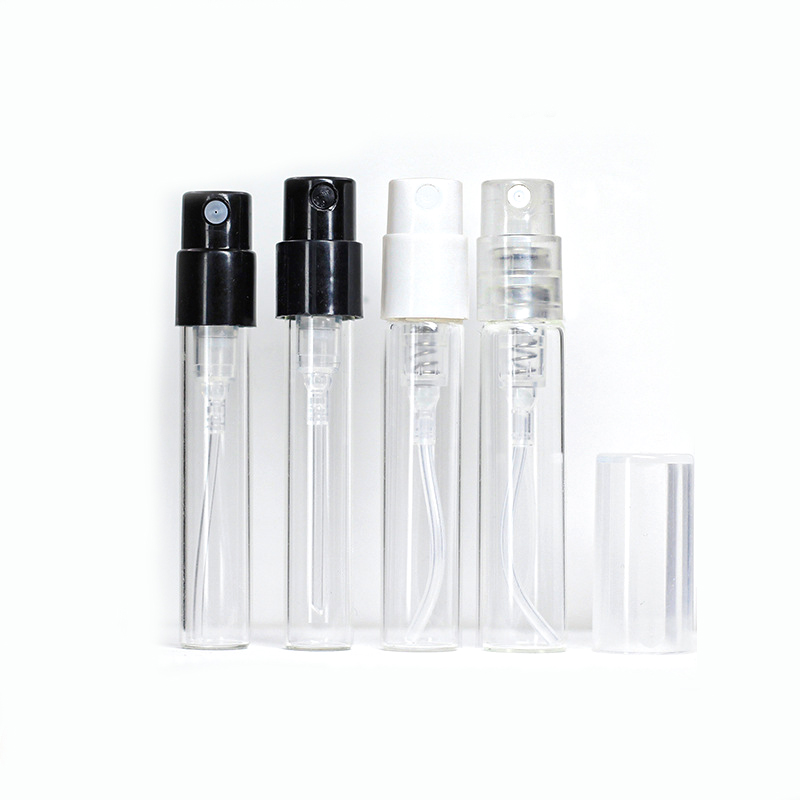 Mini Bayonet Glass Fragrance Sample Tester Bottles 1ml 2ml Perfume Spray for Personal Care Mini Bayonet Glass Bottles