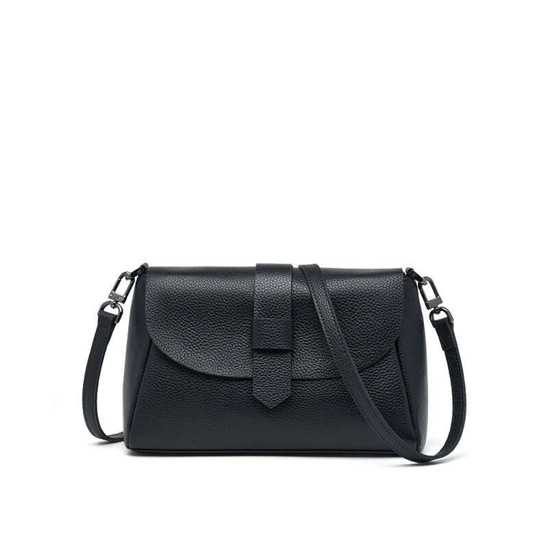 ZOOLER New Arrived First Cow Leather Crossbody Handmade Women Shoulder Messenger Bag Button Cover Girls Purses #Hy005