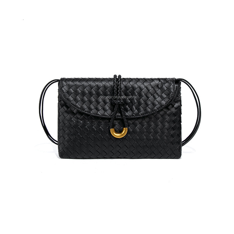 Free Shipping Designer Bag Commuter Versatile Single Shoulder Crossbody Fashionable Horizontal Texture Small Square Bag Niche Design Trendy Handmade W