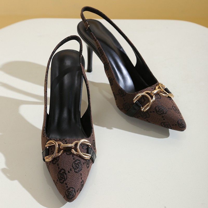 Hot new free shipping designer shoes for womens high heels brown khaki sunmmer outdoor Fashion Versatile High Heels