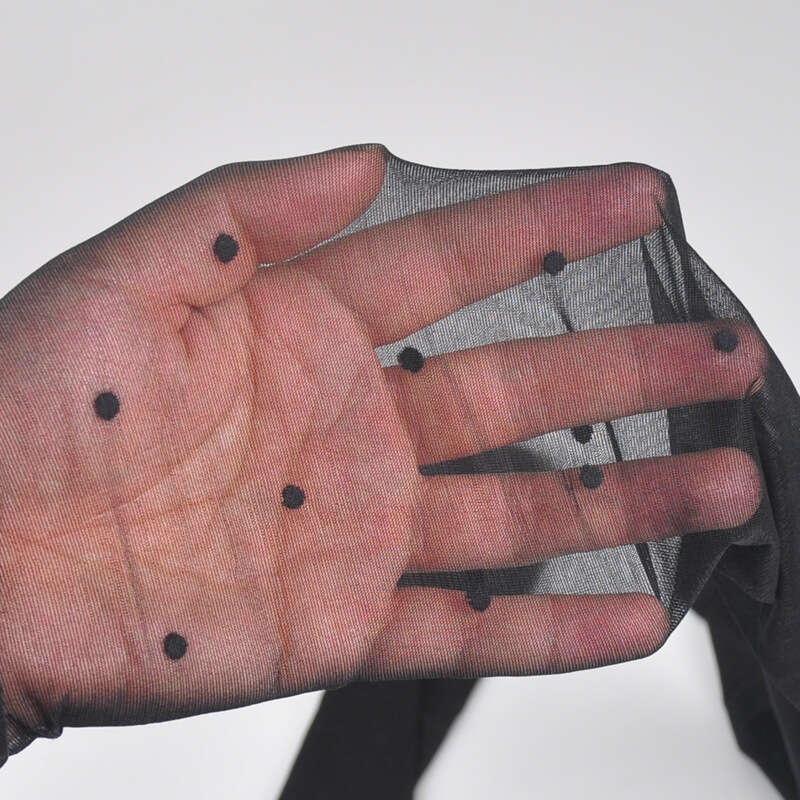 Jacquard polka 8D ultra-thin T crotch small round toe transparent dot pantyhose stockings 8548 2025 new casual versatile fashion clothing