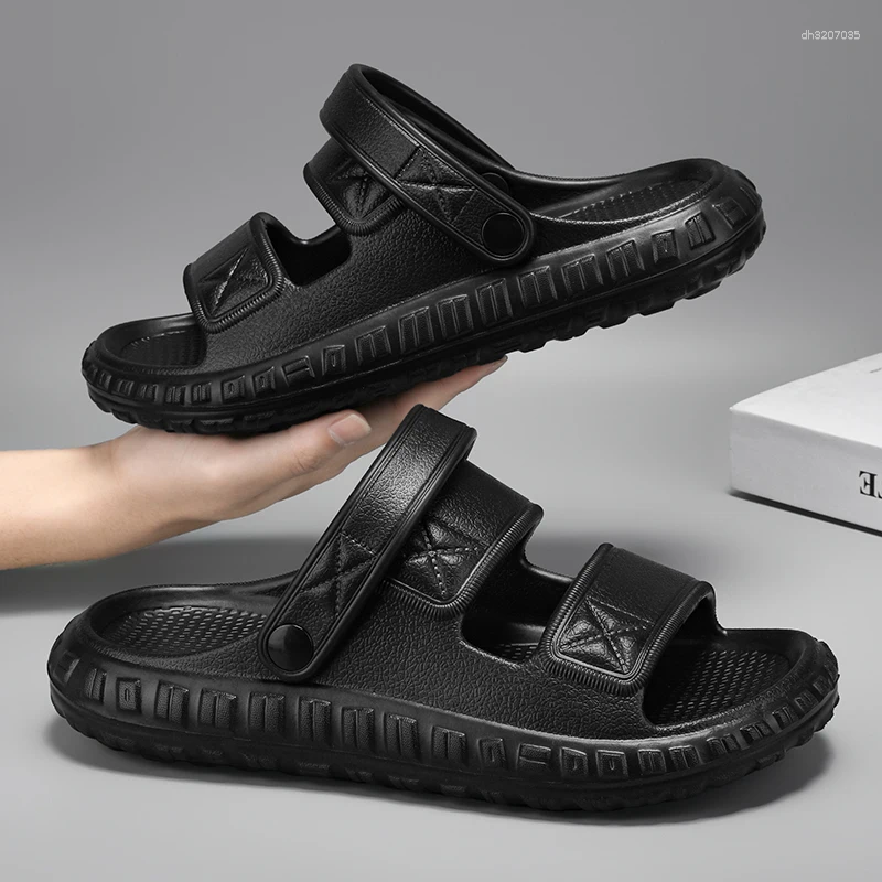 Sandals Men's Summer Styles. They Feature A Simple And Casual Design Are Highly Versatile Perfect For The Beach.