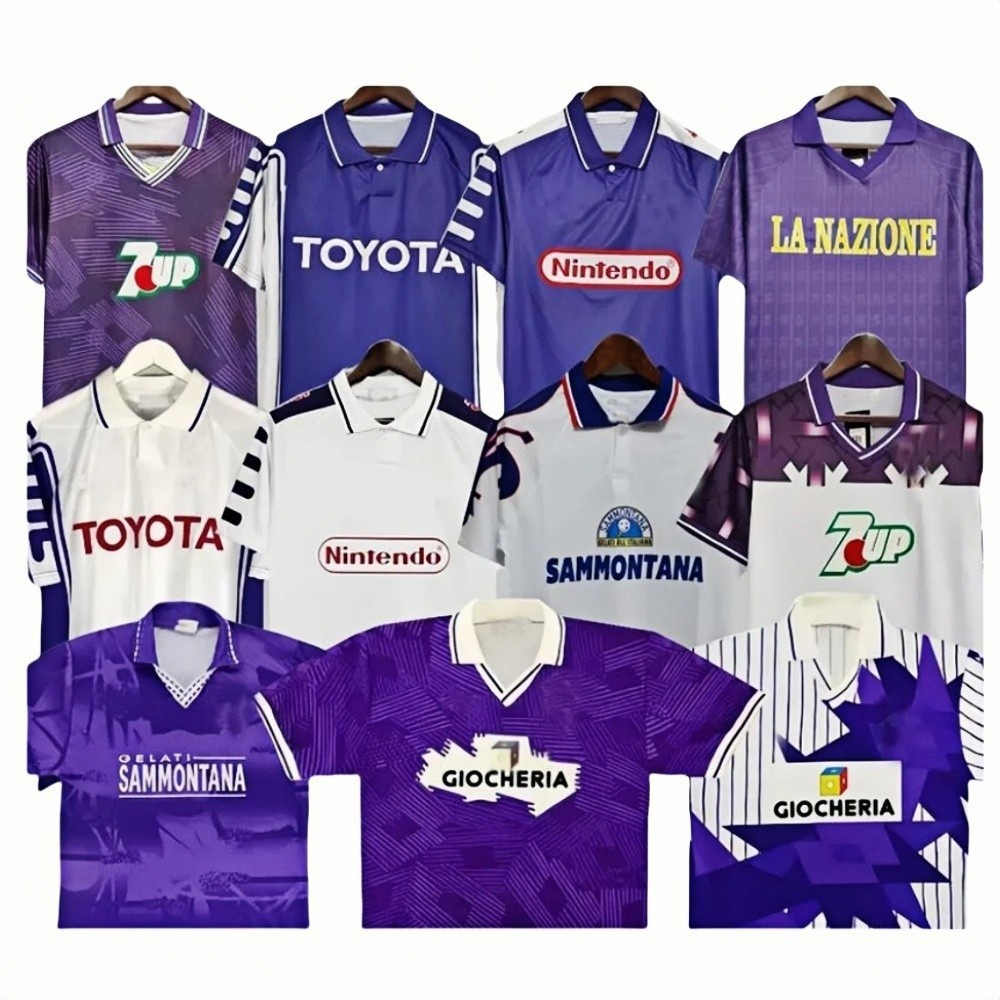 1995 1996 classic Soccer jerseys Sweatshirt 1989 90 91 92 93 97 98 99 BATISTUTA R.BAGGIO DUNGA Retro FiorentinasS Football shirt chandal futbol111