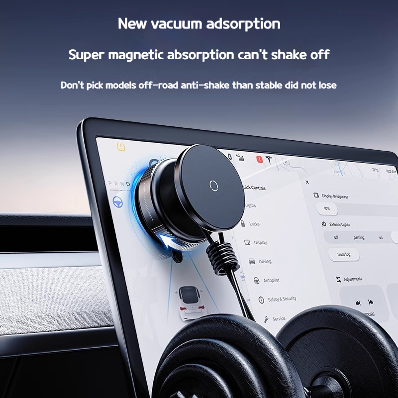 2025 New vacuum cup type car mobile phone stand magnetic car navigation special mobile phone holder K009