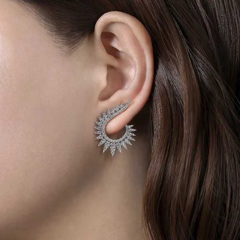 Korean New Design Fashion Jewelry Luxury Cubic Zirconia Earrings Elegant Women Shining Party Engagement Wedding Earrings Y250401