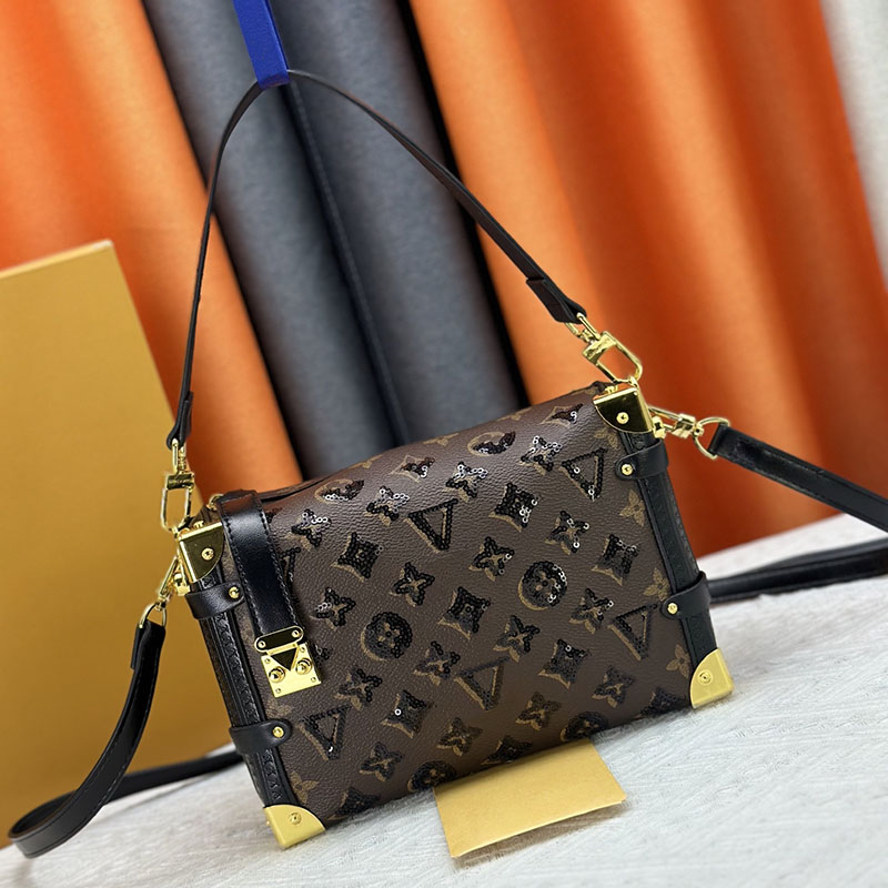 10A mirror Designer side trunk shoulder bag designer tote large leather travel Bag womens fashion crossbody bags