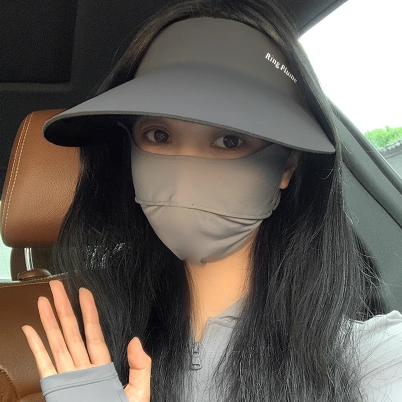 Breathable Folding Sun Cap for Ladies - Lightweight UV Protective Hat