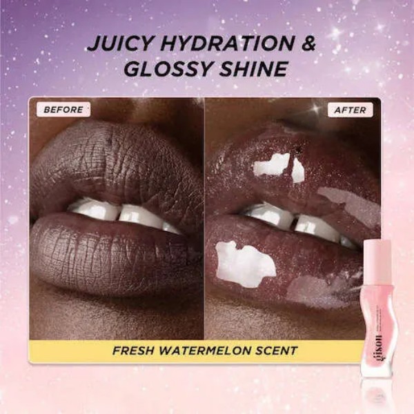 Gisou Honey Fragrance Balm Moisturizing Lip 4-Piece Set Lips Plumping Gloss Hair Essential Oil
