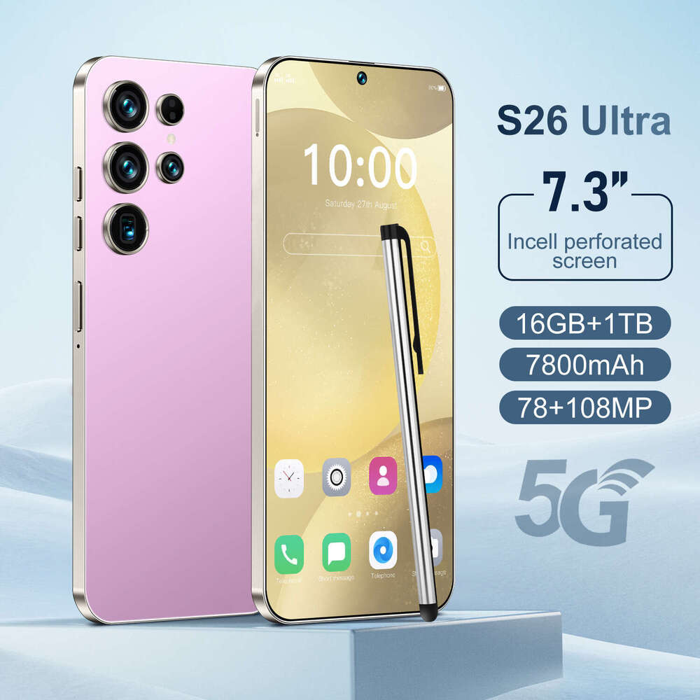 S Ultra NEW HD Global Edition Original Smart Dual Card Mah Battery Facial Recognition Function Smart Mobile