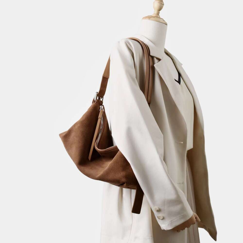 Luxury Bag Designer New Upgraded Version Matte Casual Niche Design High End Leather Underarm Single Shoulder Crossbody Bag