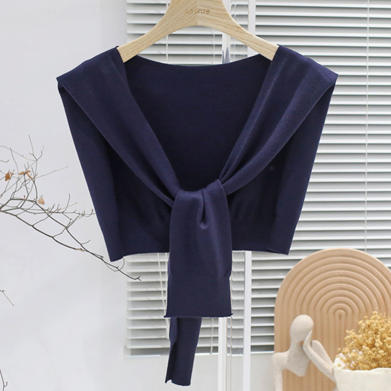 K1116 Silk Shawl Women's Summer Thin Knitted Temperament Sunscreen Cardigan Outerwear Cardigan