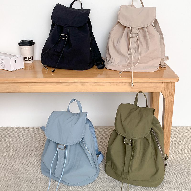 DHwanglijia 2024 designer bag New Korean Nylon for Women Large Capacity High Quality Ins Fashion Simple Versatile Student Backpack 240820