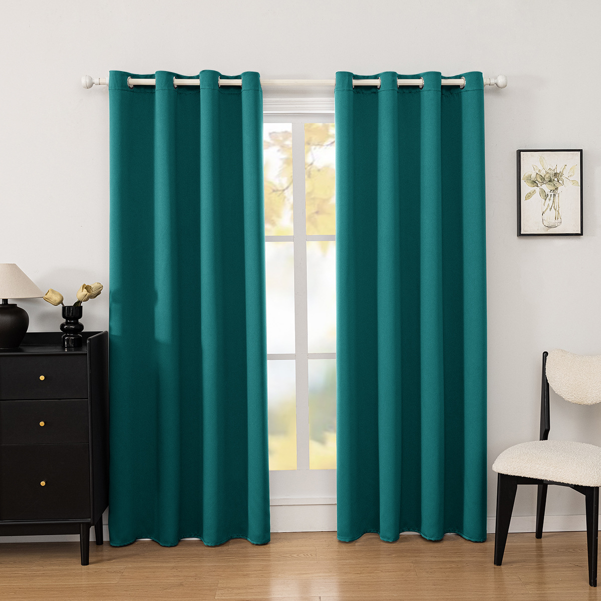 150cm*200cm Modern Solid Color Blackout Curtains For Living Room Bedroom Curtains Window Curtain
