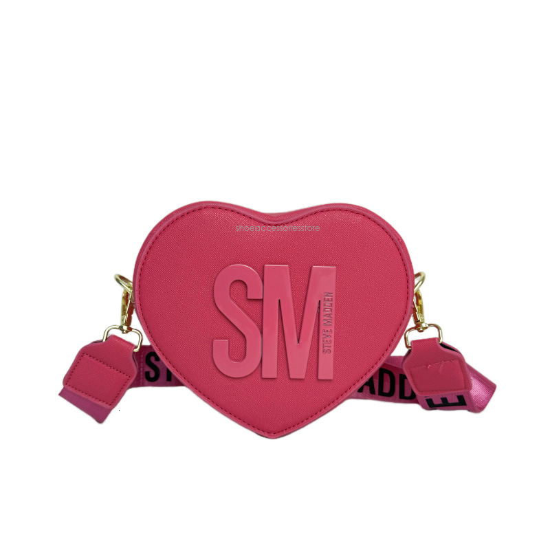 New Free Shipping Designer Bag Women's 2025 Valentine's Day New Fashionable And Popular Letter Solid Heart Shaped Single Shoulder Bag Bags