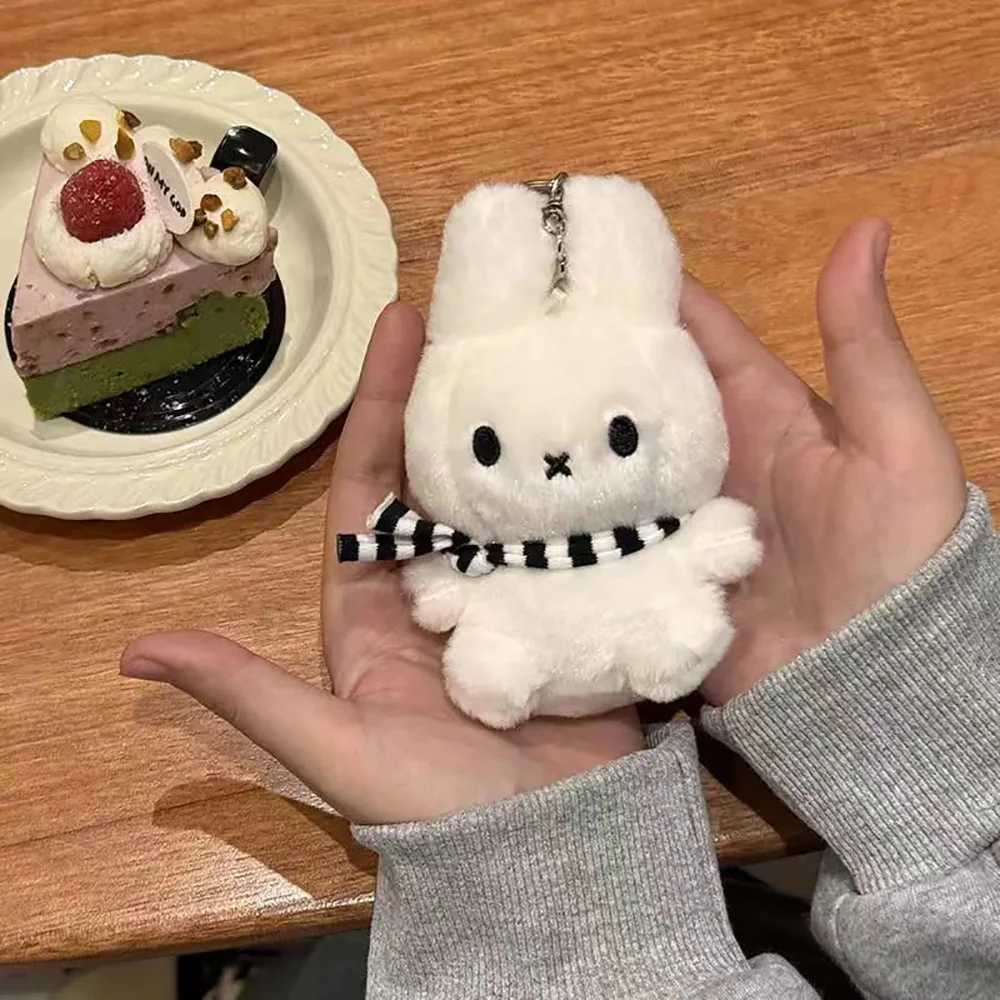 Kawaii Miffys Doll Keychain Cartoon Bag Pendant Anime Character Toy Keyring Accessories Cute Decoration Childrens Birthday Gift W250402
