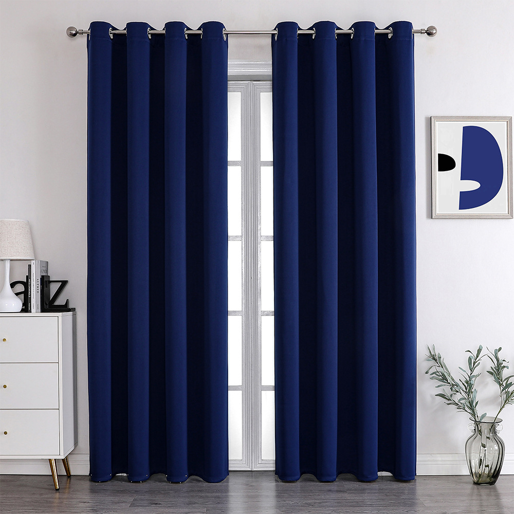 150cm*200cm Modern Solid Color Blackout Curtains For Living Room Bedroom Curtains Window Curtain
