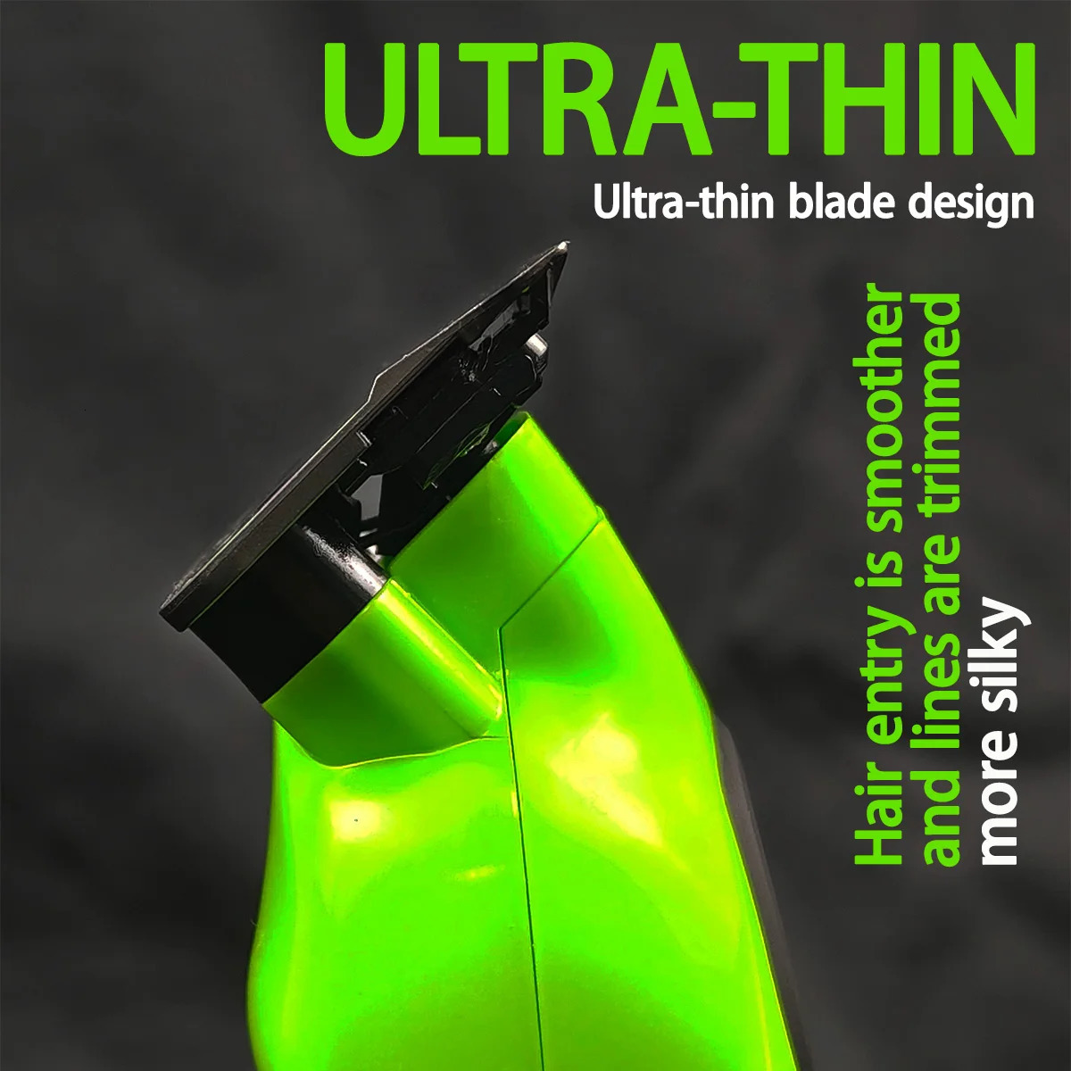 BRDCLIP FA1T Green Professional Hair Trimmer Barber Carving Gradient Finish Machine Electric Clipper with Charger Stand 251030