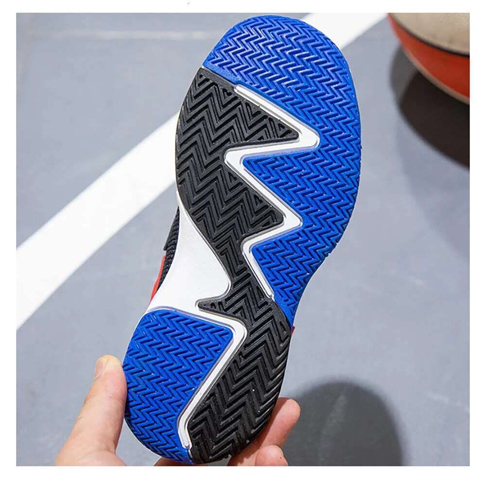 Teenager Boy's Basketball PU Leather Breathable Children's Sport Trend Fashion Sneakers For Children Casual Shoes