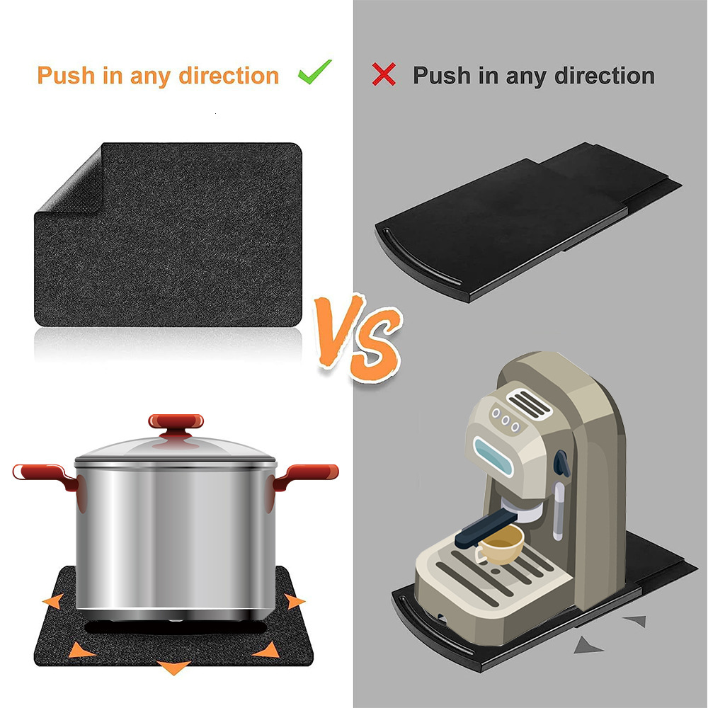Kitchen Countertop Air Fryer Heat-resistant Mat Silicone Anti Slip Protective Placemats Desktop Coffee Machine Waterproof Pad Fabric