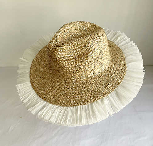Spring/summer Straw jazz top straw hat Lady hair beard edge seaside beach hat net red face sunscreen sun hat Party Travel Gentleman Hat 56-58CM Sombre