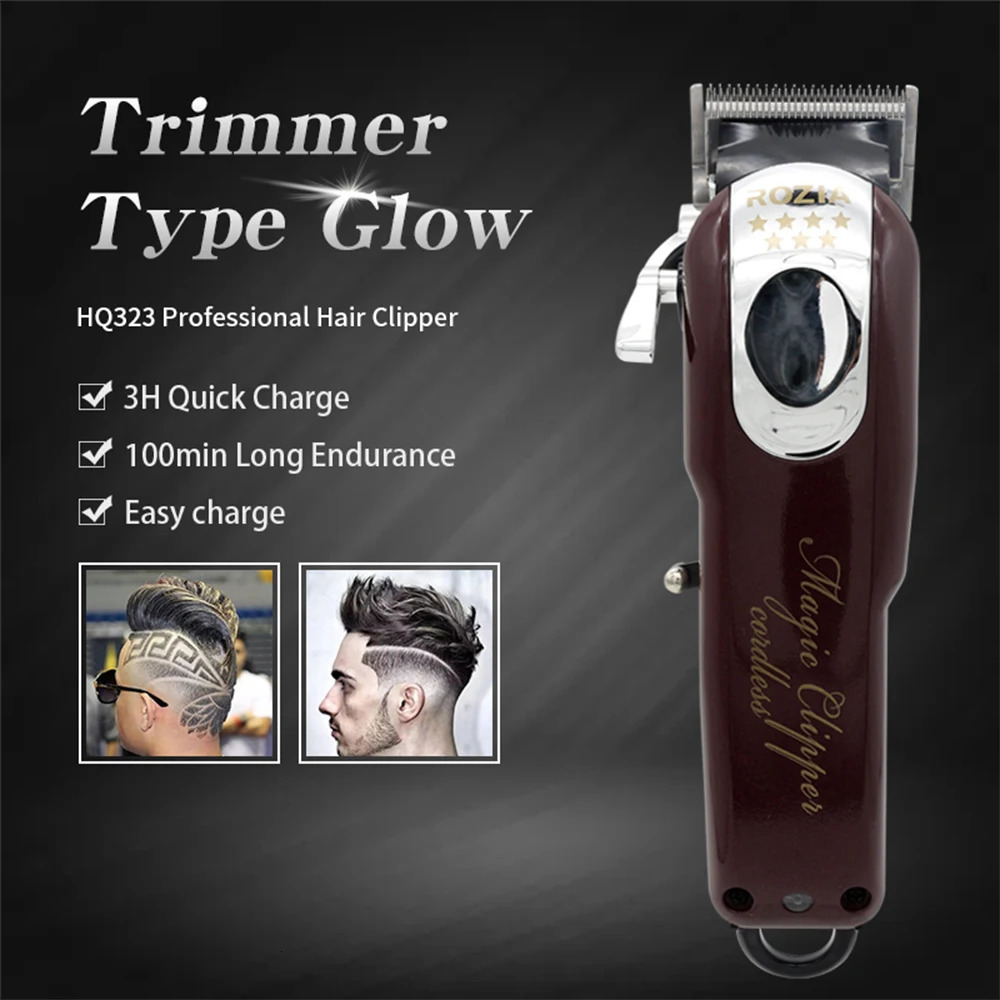 Professional Hair Clipper for Men Rechargeable Hair Trimmer Cordless Hair Cutting Machine Electric Barber Clippers Gift 251030
