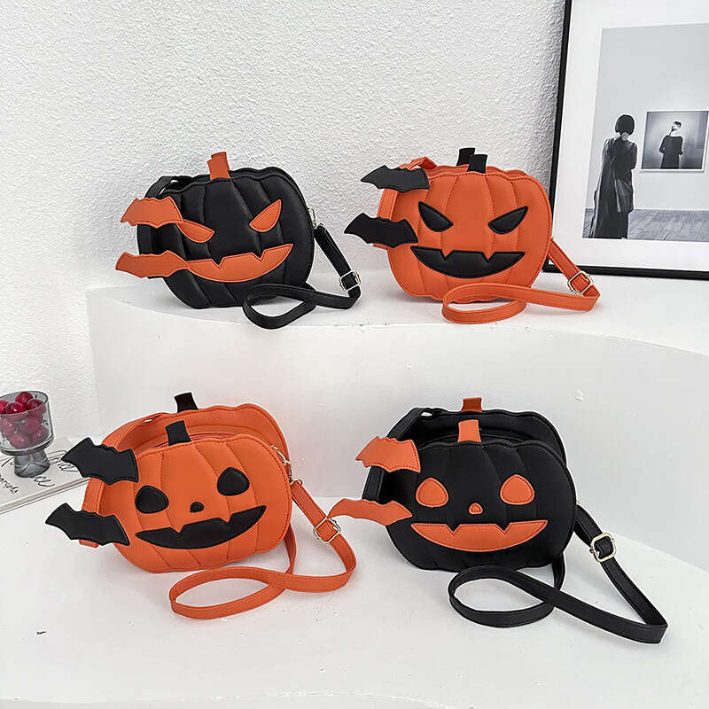 2025 new halloween fun pumpkin fashion versatile single cross shoulder exquisite womens bag premium