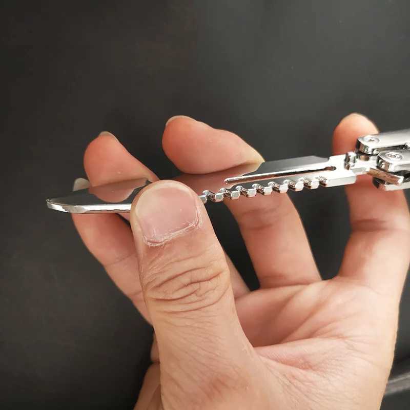 Folding butterfly knife uncut outdoor practice knife childrens model toy cartoon animation throwing knifeW250402