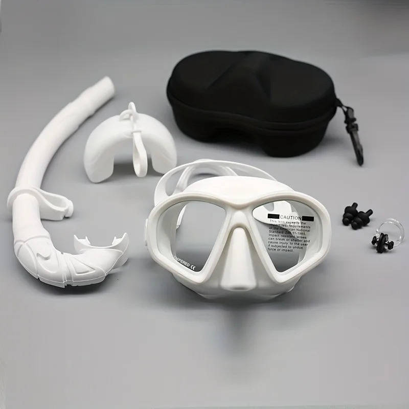 Professional Wet Low Volume Freediving Mask Tempered Glass dive Mask JType Diving Mask Snorkel Setbuceo 251028