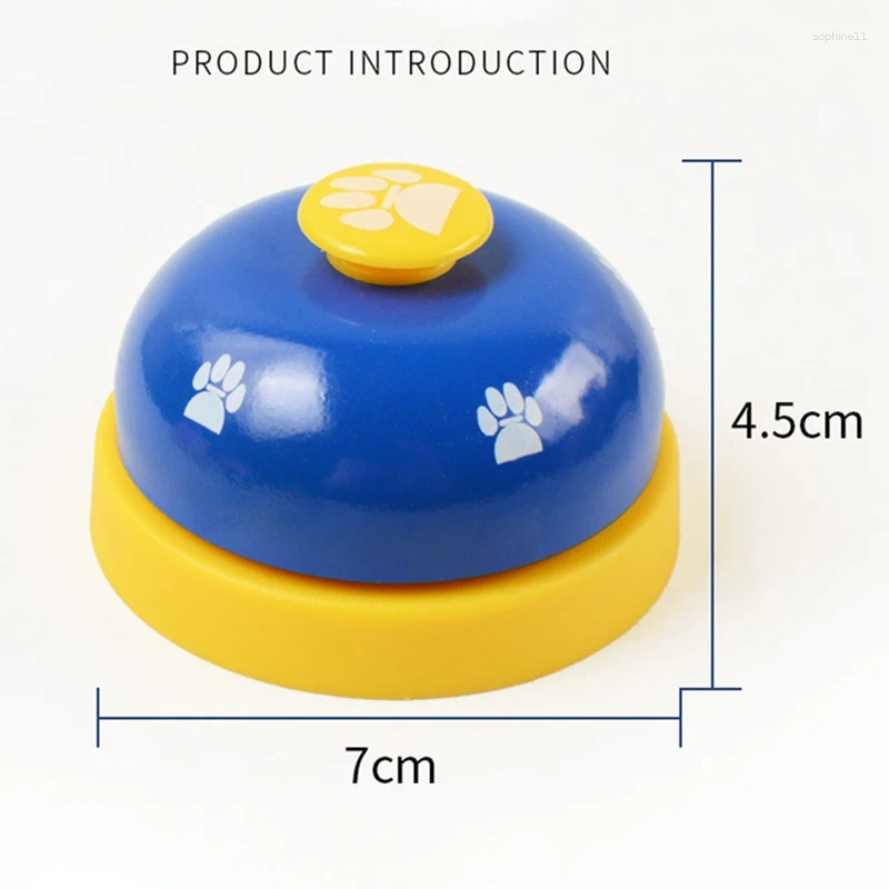 Update Pet Call Bell Toy Dog Training Called Metal Dinner Ring For Cat Puppy Toys Interactive Eating Food Feeder