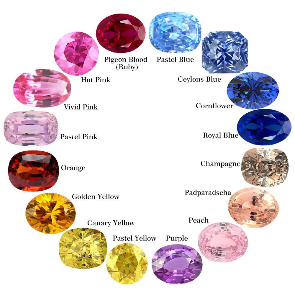 Luster Summer Fine Jewelry Sweet Colorful 3x3mm Princess Cut Rainbow Lab Sapphire 10K 14K 18K Gold Ring for Girls