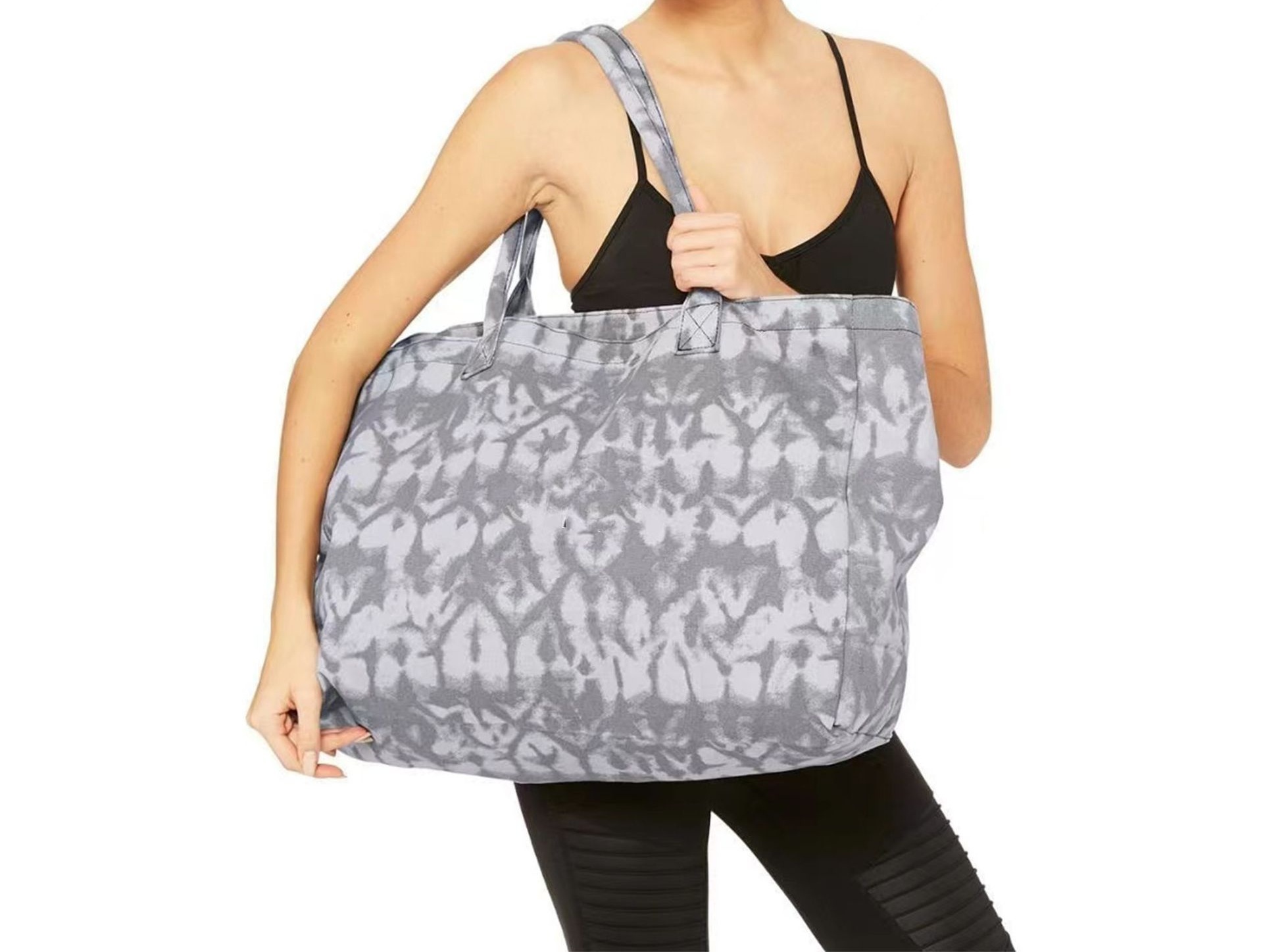 A51 Mens And Womens Fitness Handheld Yoga Bag Large Capacity Short Distance Travel Bag Canvas Shopper Tote