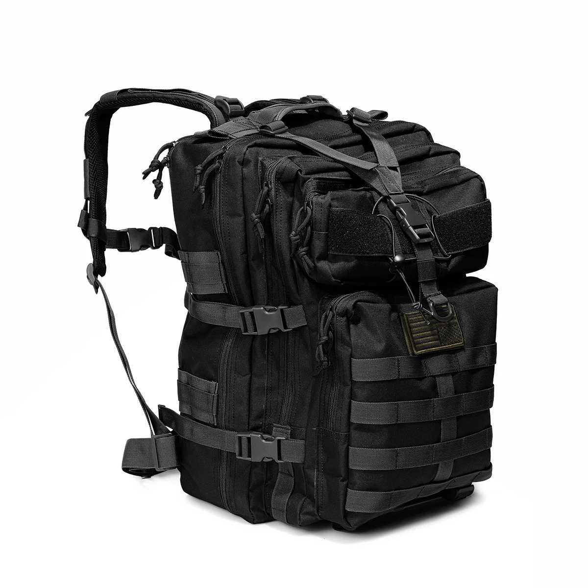 New tactical backpack enlarged 3P attack bag black outdoor field mountaineering equipment bag water bag backpack waterproofC250407