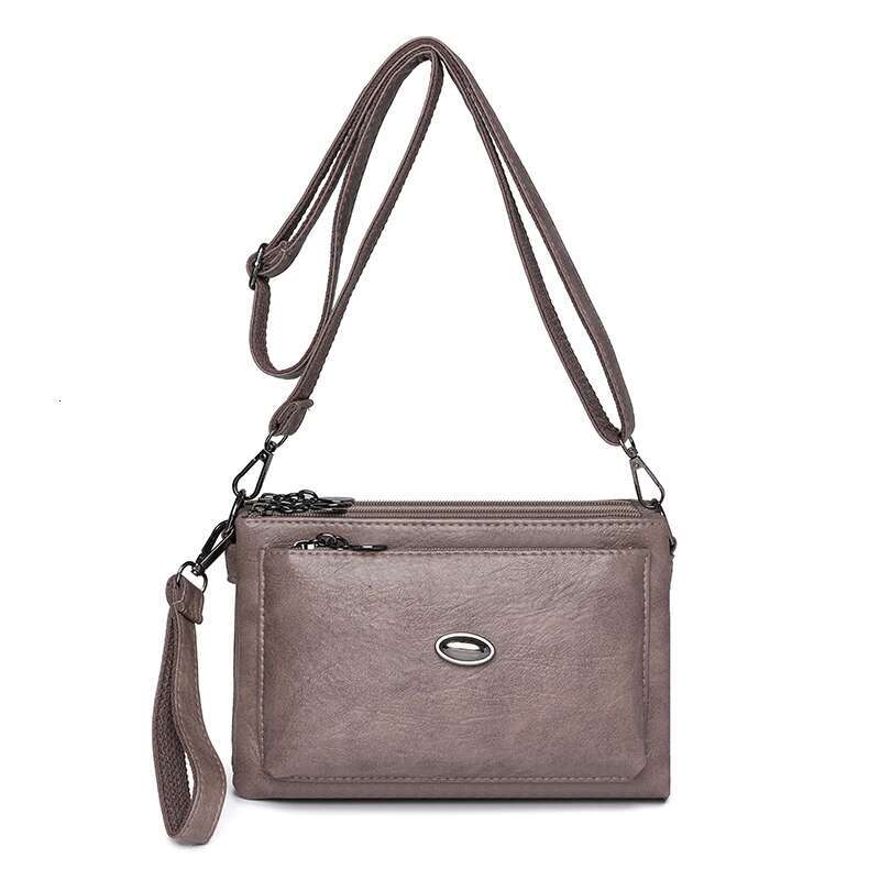 Women 2025 Sac A Main High Quality Soft Leather Multilayer Purse And Handbags Designer Female Shoulder Crossbody Bags For